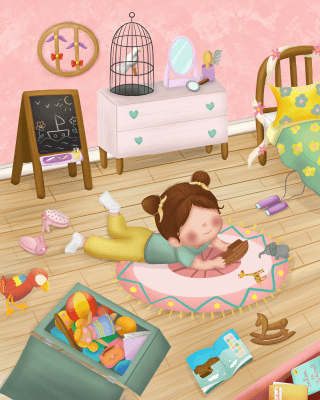 illustration Sakînah livre enfant