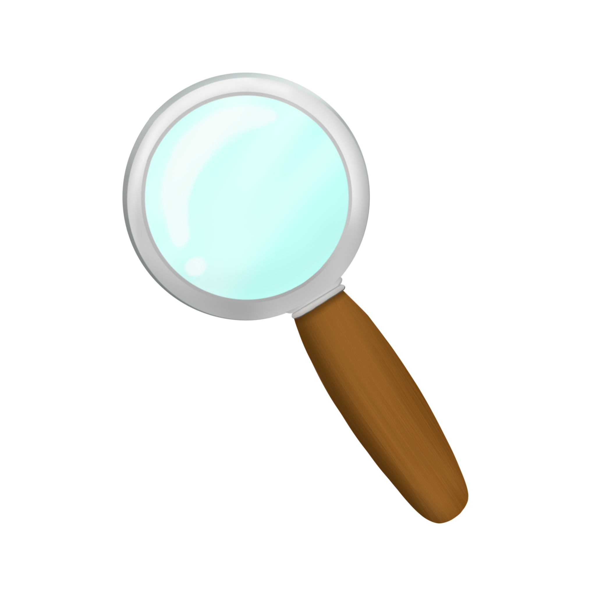 dessin d'une loupe